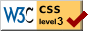 Logo W3C CSS3 certified